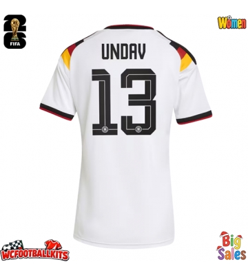 Germany Deniz Undav #13 Replica Home Stadium Shirt for Women World Cup 2026 Short Sleeve